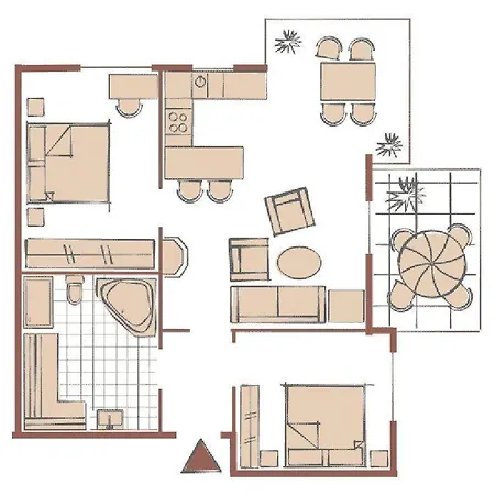 Strandpark-grossenbrode-haus-windrose-wohnung-6 アパート